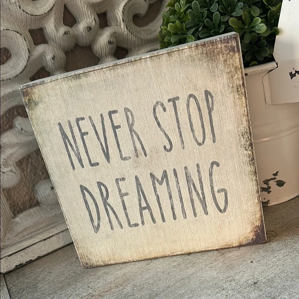 Boho Farmhouse Inspirational Neutral Wall Art Tabletop Decor